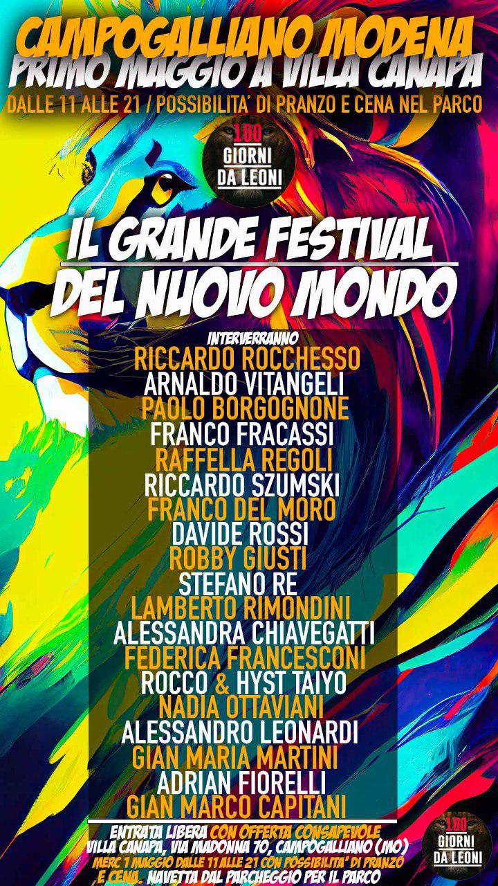 Il grande festival del nuovo mondo